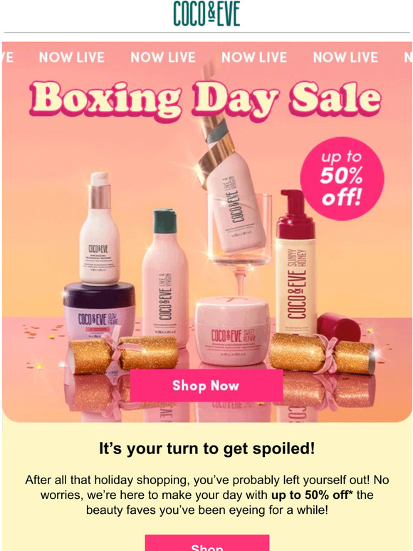 NOW LIVE: Boxing Day Sale with BIG discounts