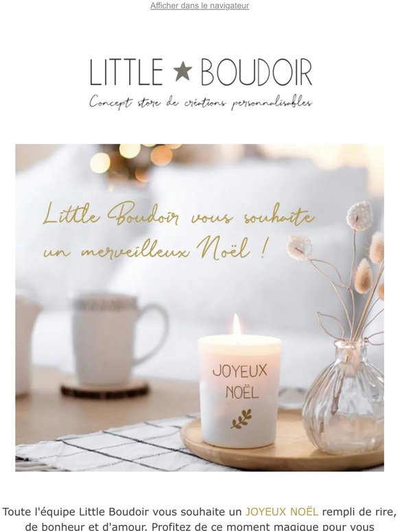 [ JOYEUX NOËL ] Little Boudoir vous souhaite un merveilleux Noël  !