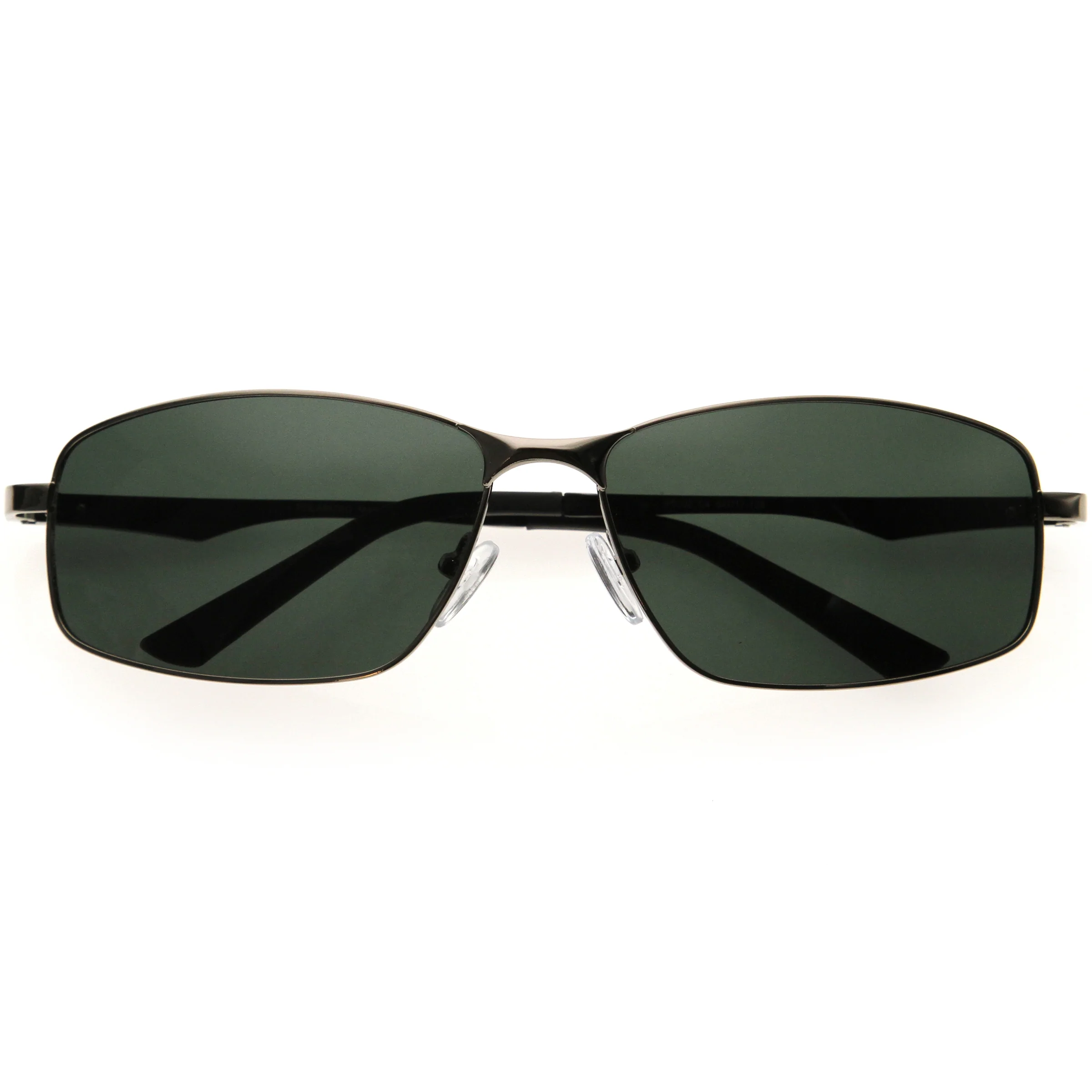 Image of Premium Classic Neo Metal Wire Rectangular Polarized Sunglasses D301