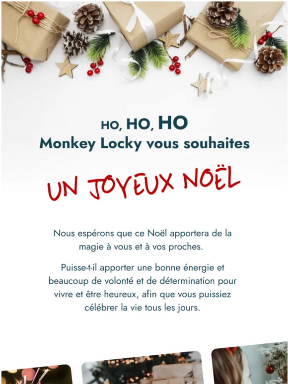 Joyeux Noel avec Monkey Locky !