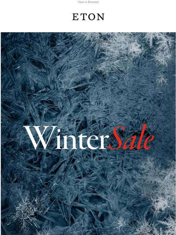 Winter Sale Starts Now | 30–50% Off