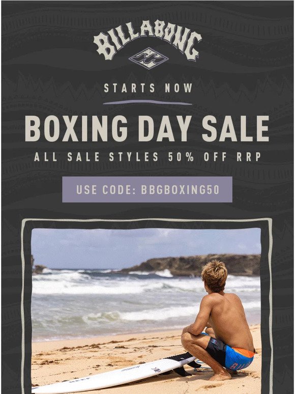 Boxing Day Sale: All Sale 50% Off 👀