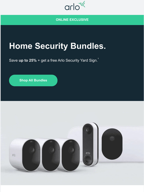 Arlo Pro Ready. Set. Bundle. Milled