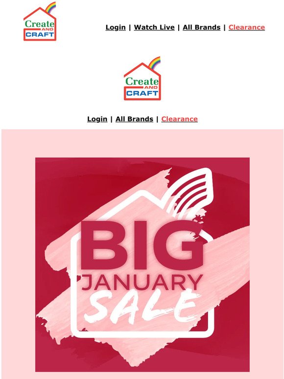 The BIG January Sale is here!