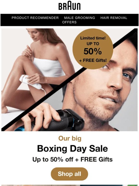Braun's Big Boxing Day Sale ✨