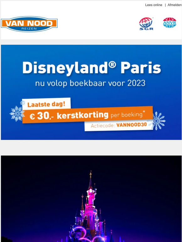 Disneyland® Paris busreizen 2023 nu volledig boekbaar