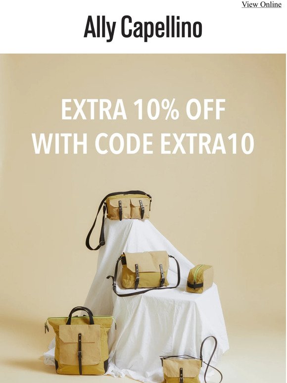Extra 10% off sale