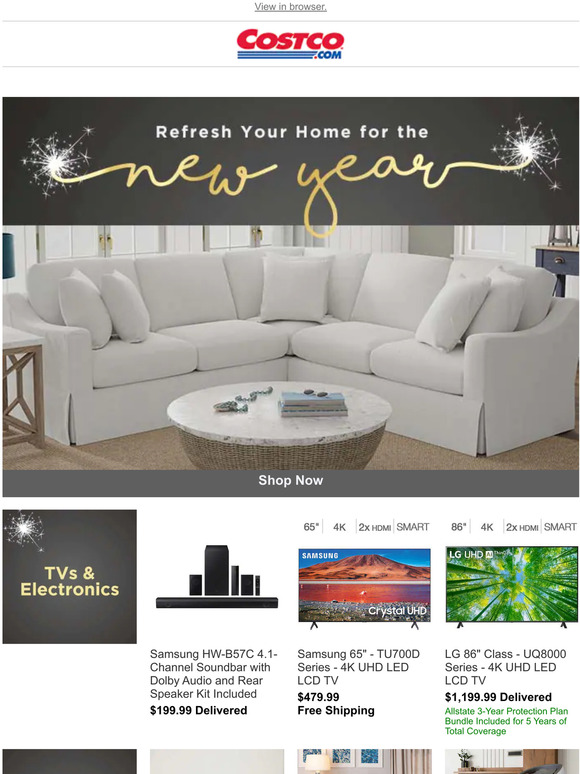 Costco Refresh Your Home for the New Year! Find Deals on Generators, Solar, Flooring