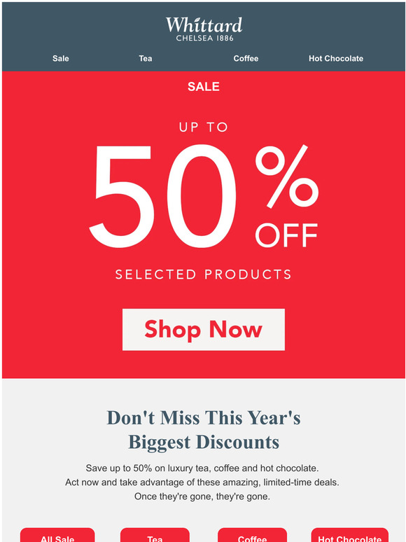 Up to 50% off Sale Now On
