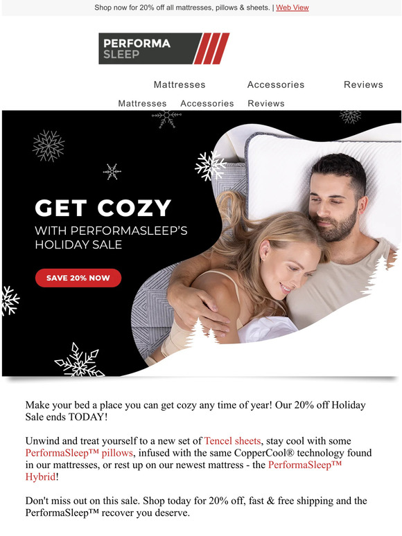 Don't Sleep On Our Holiday Sale - Ends TODAY! ❄️