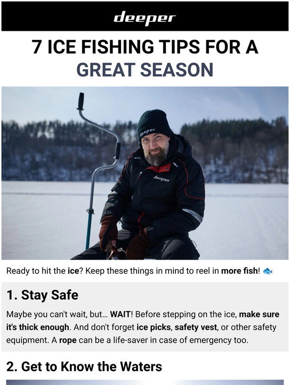Deeper: Ice fishing hacks from our pros!