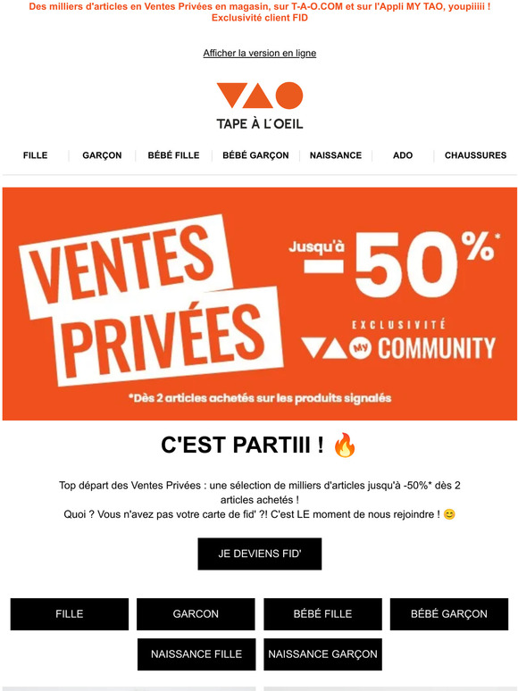 Jusqu'à -50% dès 2 articles c'est partiii ! 🔥