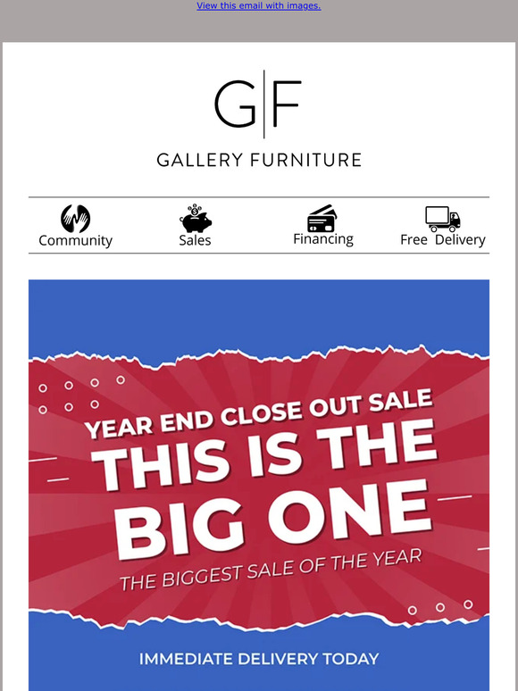Gallery Furniture BIGGEST Sale Of The Year 💰 Milled