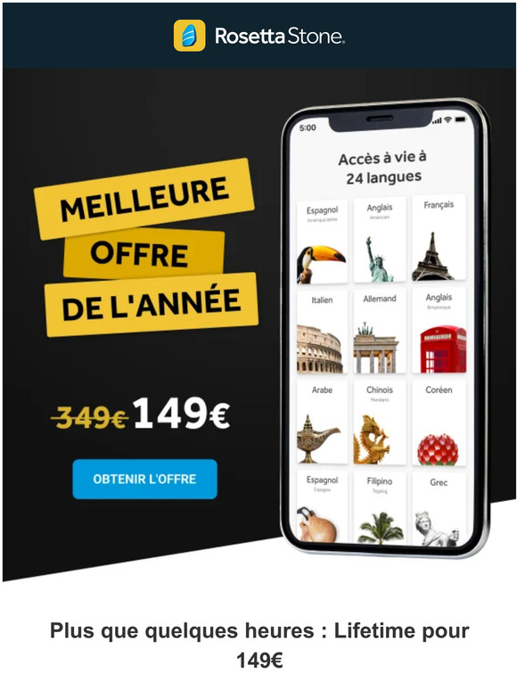 Jusqu'à minuit : Lifetime pour 149€