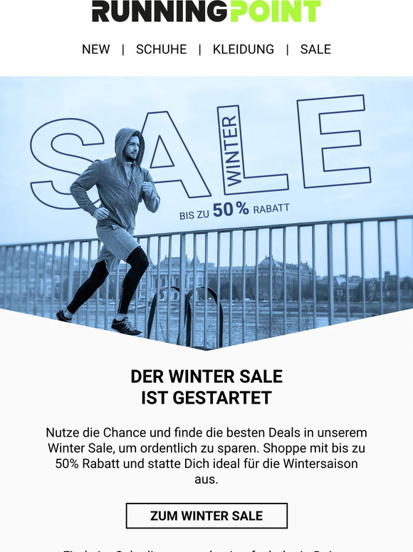 Der Winter Sale ist gestartet mit bis zu -50%!