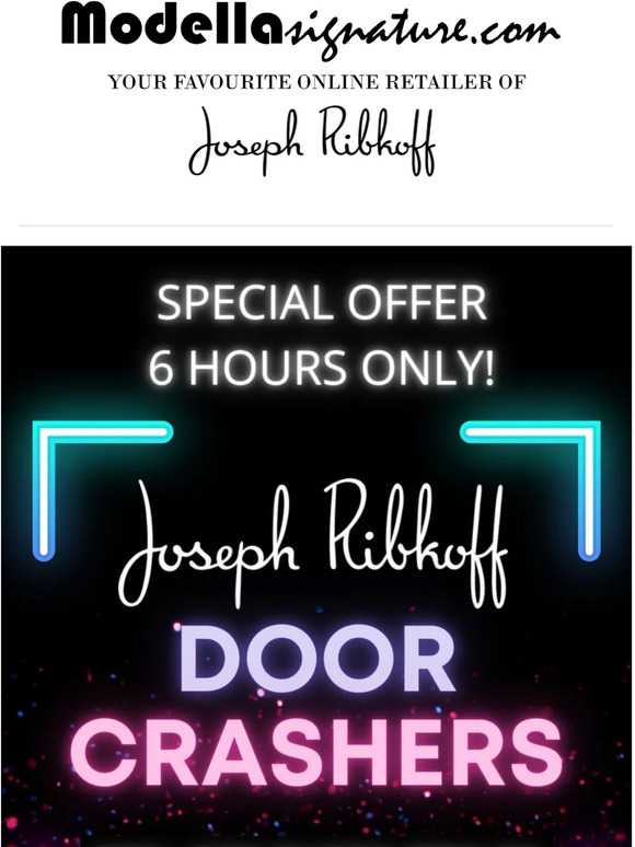 DOORCRASHERS! 50% OFF These Six Hot Items for ONLY Six Hours!