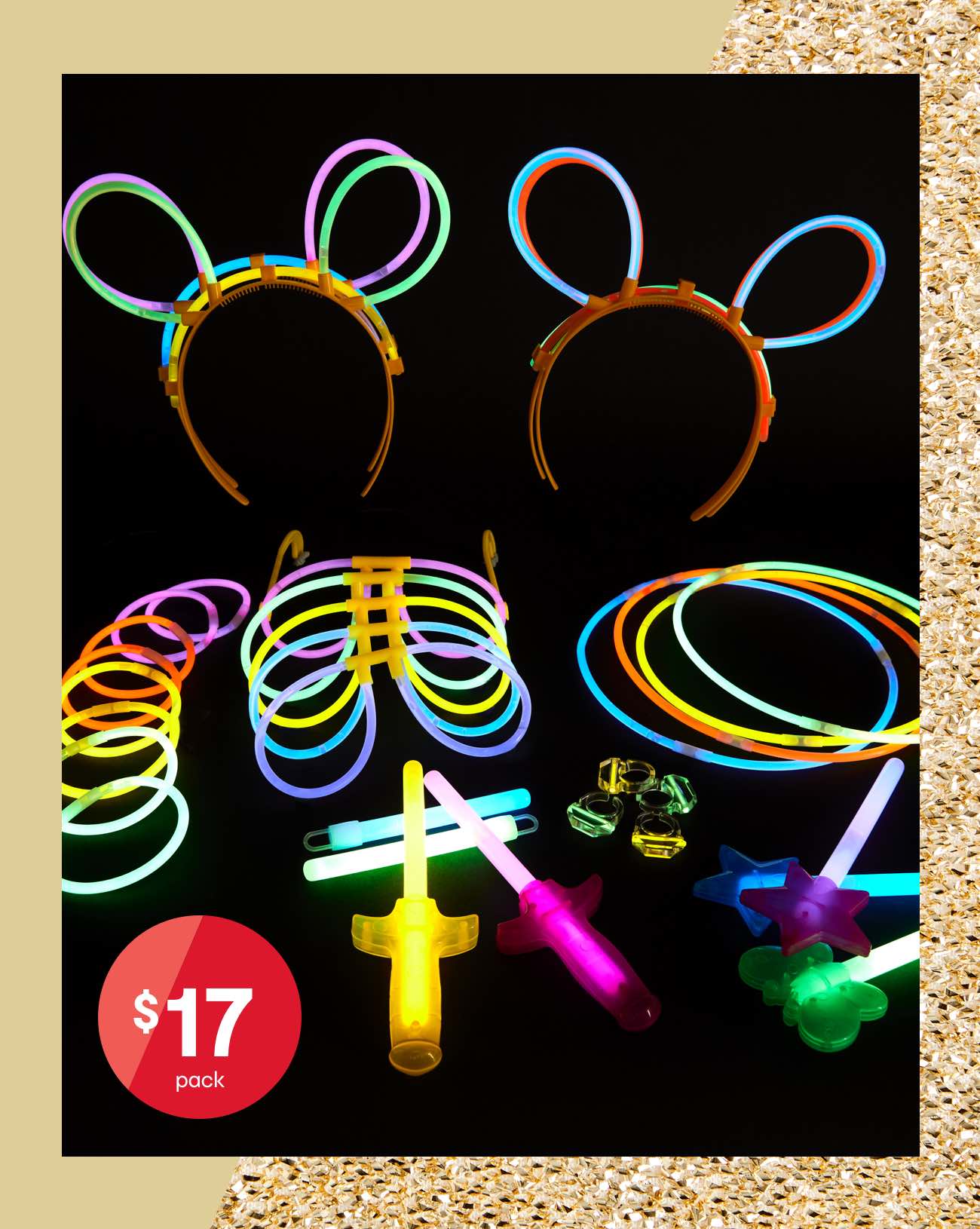 Glow party pack $17.