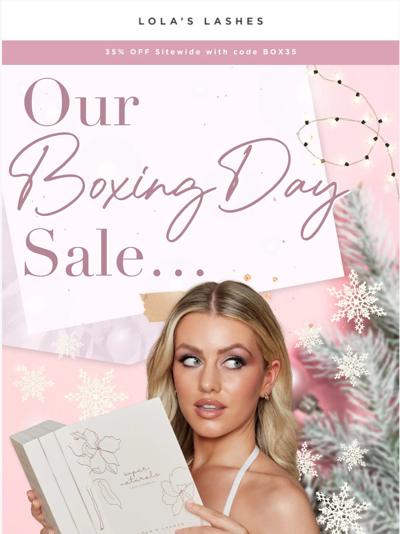 It’s the Boxing Day Sale!