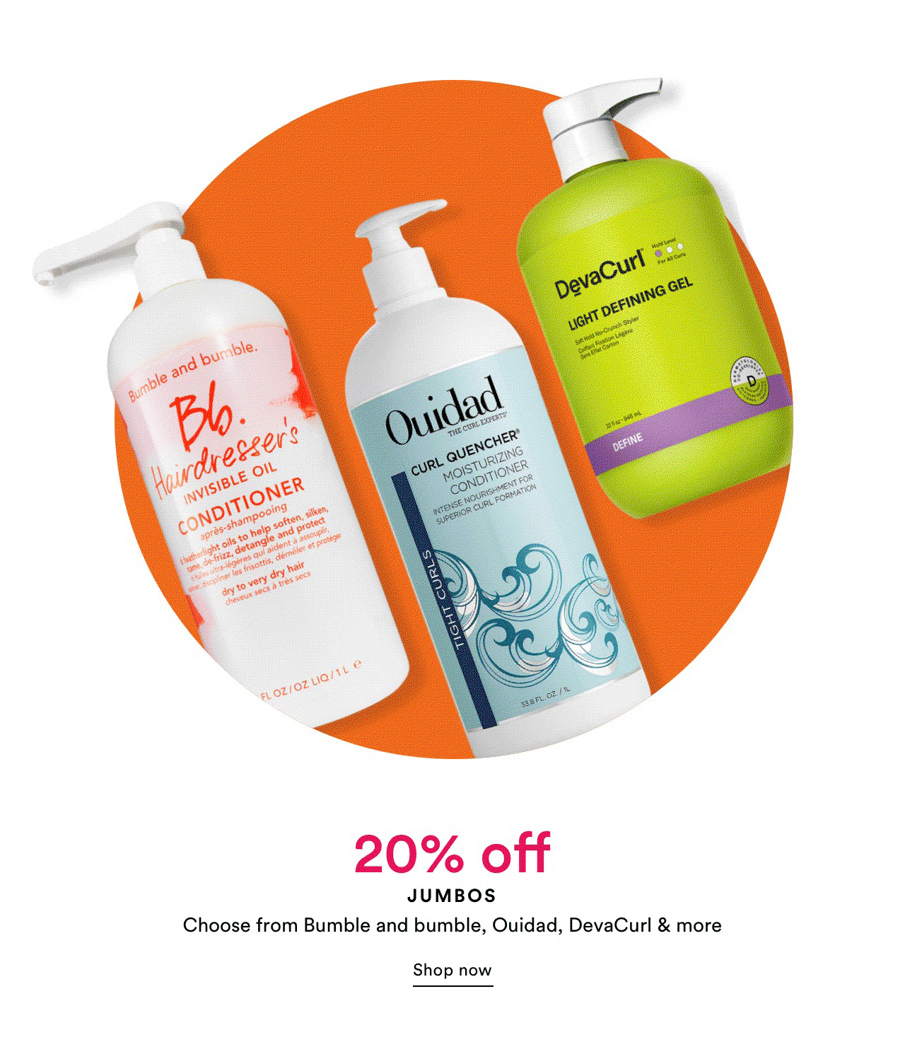 20% off | Select Jumbos