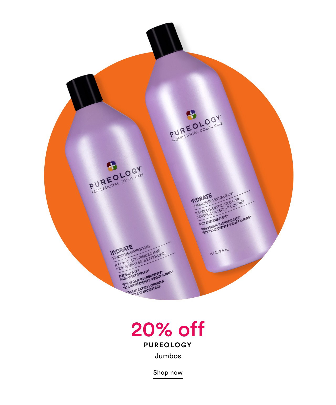 20% off | Pureology Jumbos