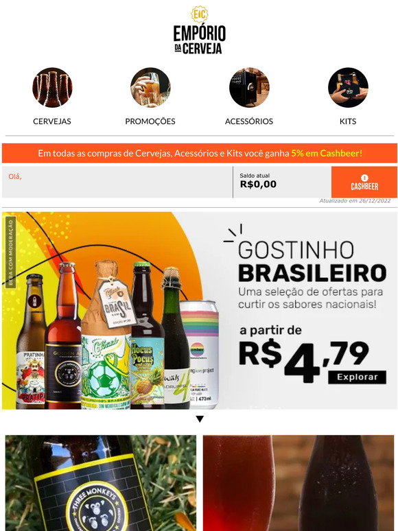Empório da Cerveja: Cervejas Brasileiras a partir de R$ 4,79 | Milled