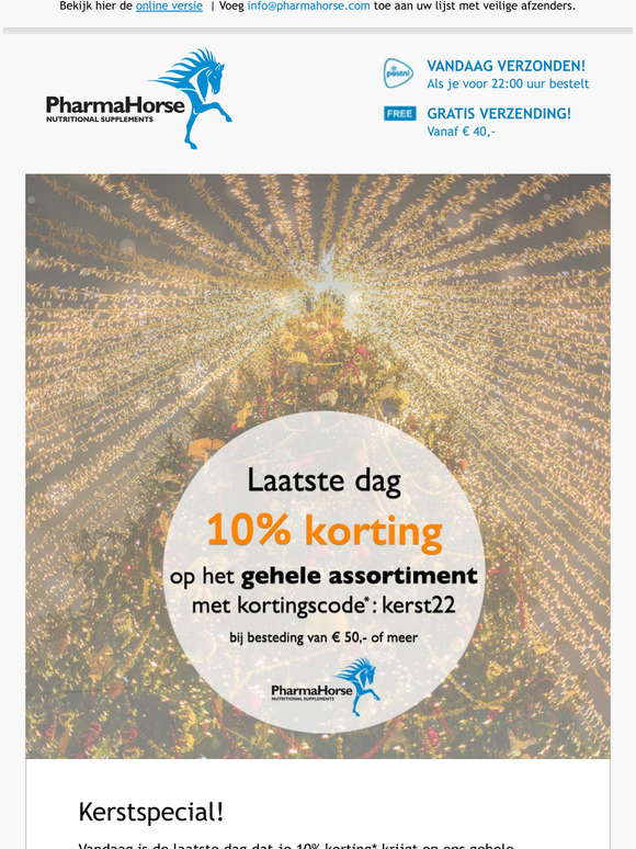 Alleen vandaag nog!