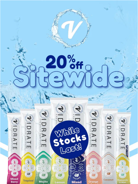 Surprise! Continue celebrating with 20% OFF