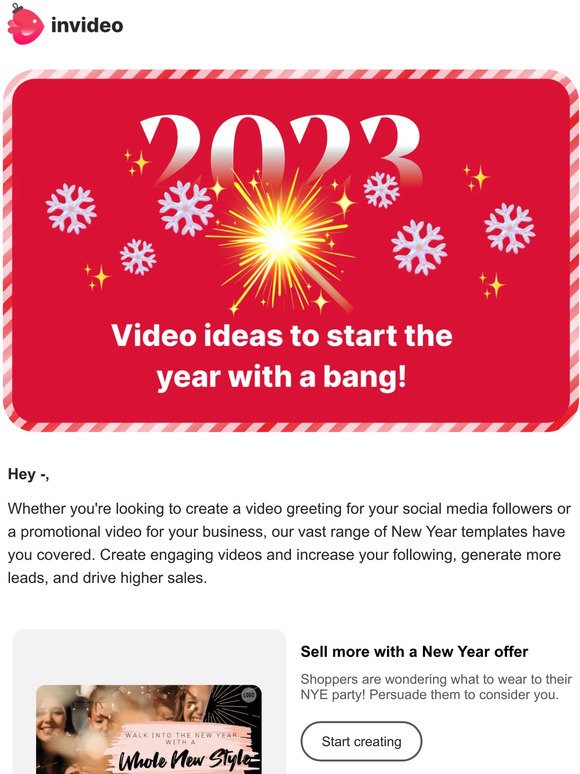8 video ideas to launch your 2023! (with templates)