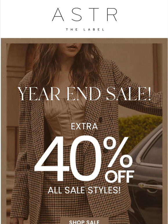 Happening Now: Year End Sale!