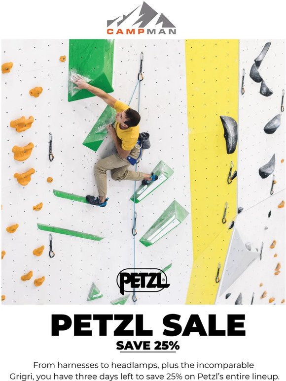 Petzl Sale Ends Soon