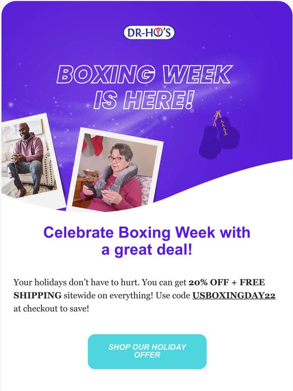 Celebrate Boxing Week With DR-HO’S 🎁
