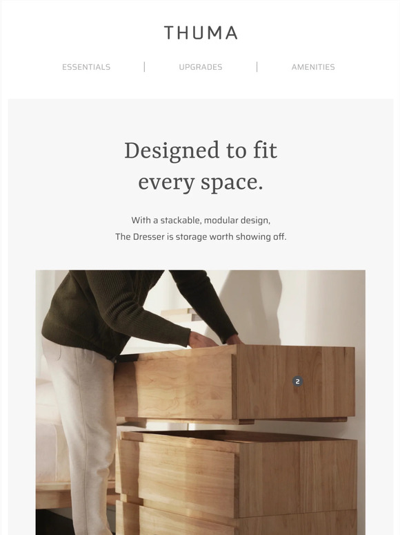 Thuma The Dresser, made simple. Milled