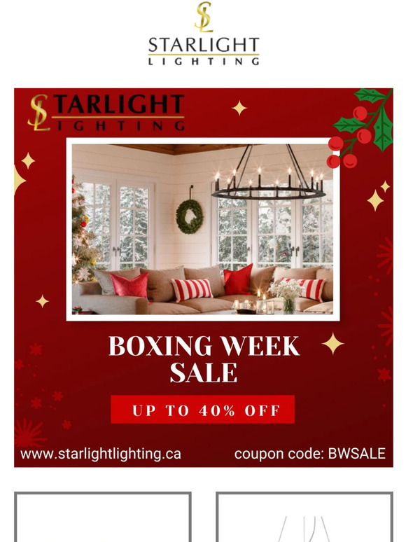 BOXING WEEK SALE