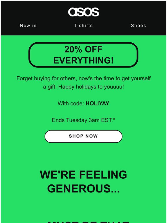 20% off everything, coz holidays!🎄