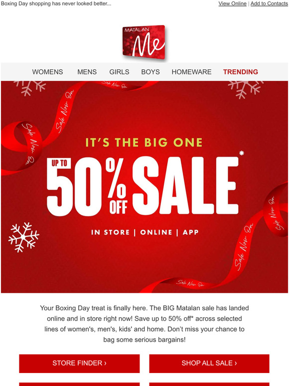 Matalan The BIG Matalan Sale is now on in store & online 💥 Milled