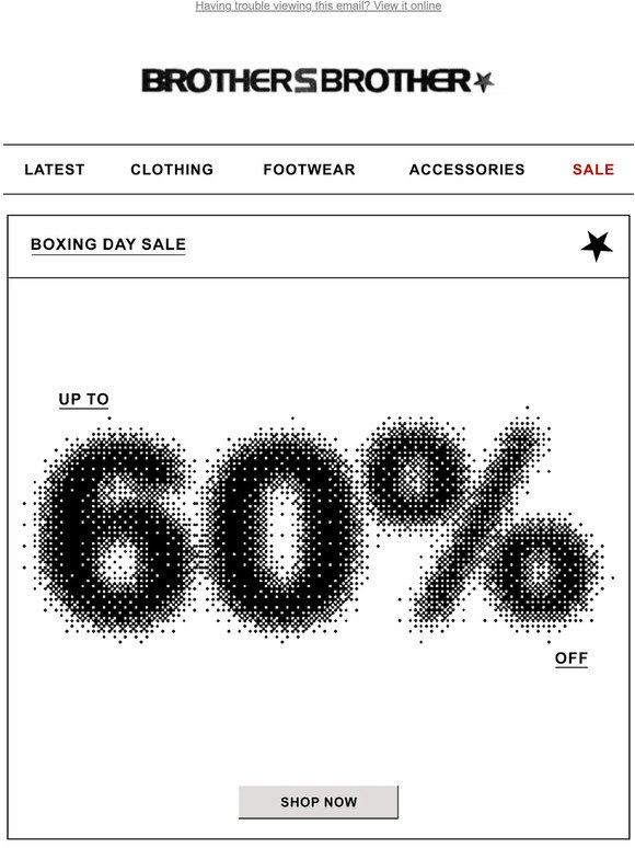 Boxing Day Sale | Shop Up To 60% Off