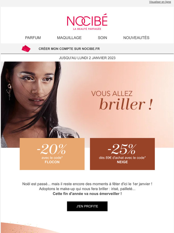 NocibÃ© Nouveau look pour une nouvelle année 🎆 Milled