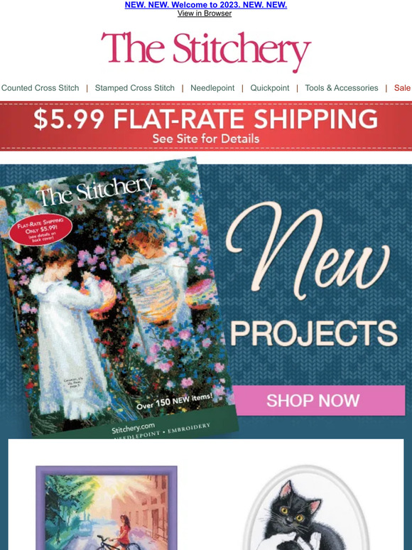 The Stitchery: Look Inside Our New Catalog ~ Let's Get Stitching! | Milled