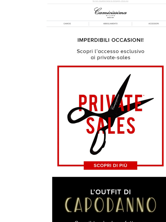 Continuano i private sales