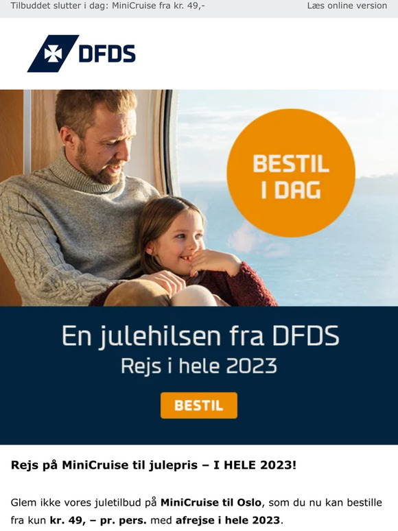 dfds mini cruise tilbud