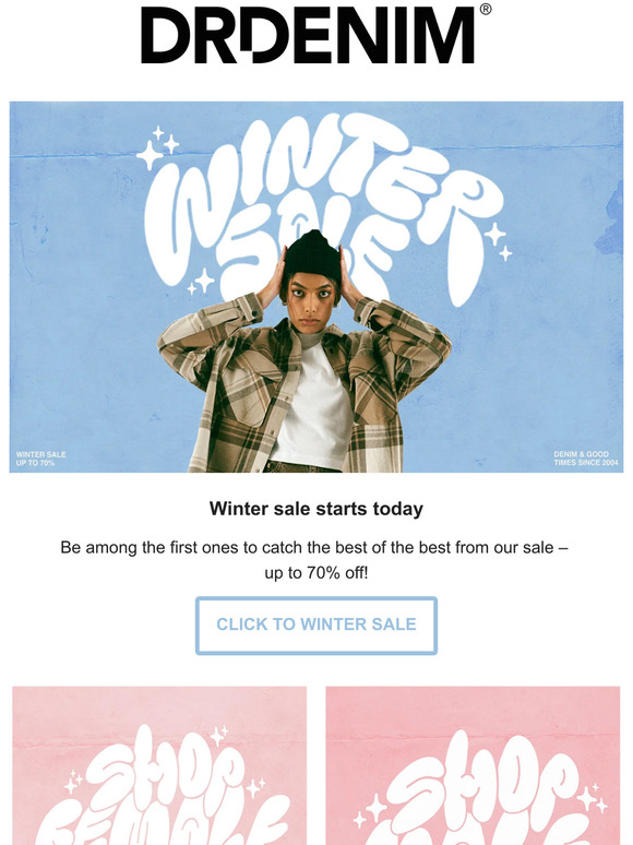 WINTER SALE | UP TO 70% OFF ❄️