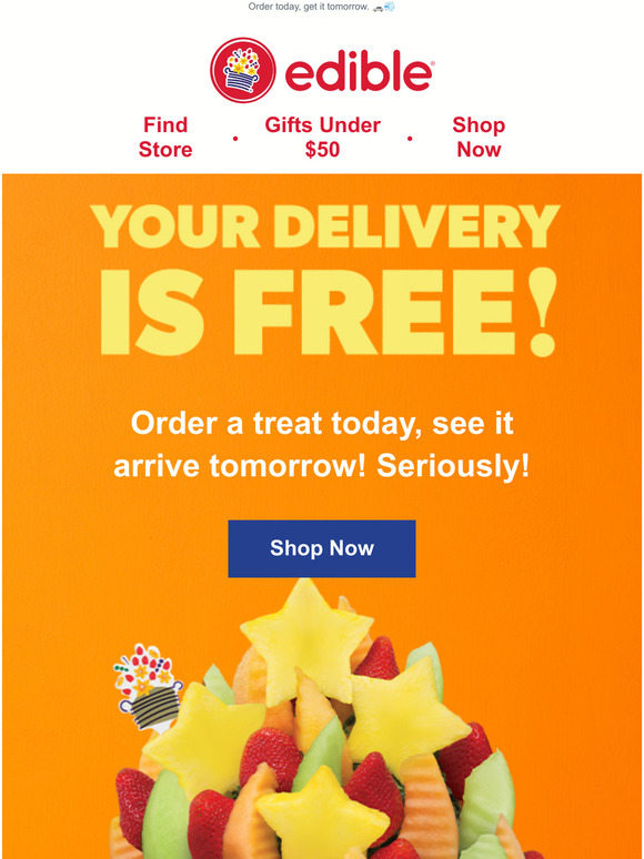 Edible Arrangements: Your Delivery is FREE | Milled