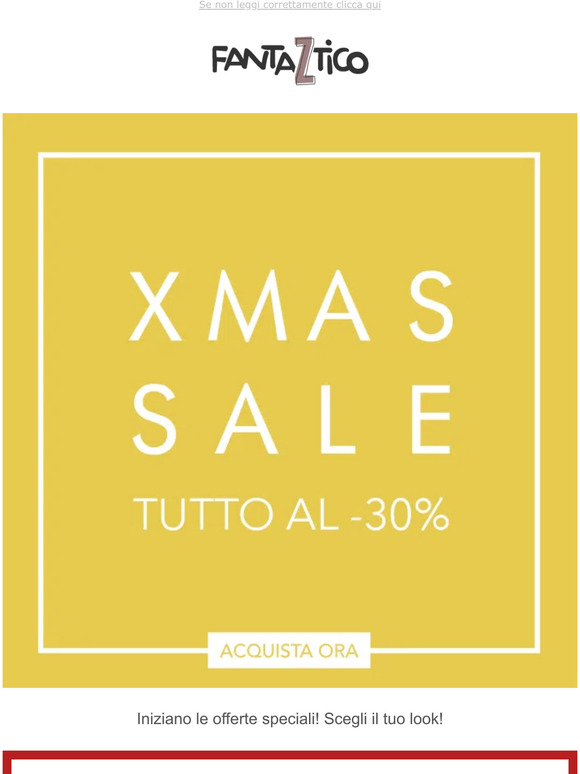Solo per te, tutto al -30%
