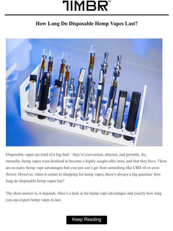 How Long Do Disposable Hemp Vapes Last? 🤔