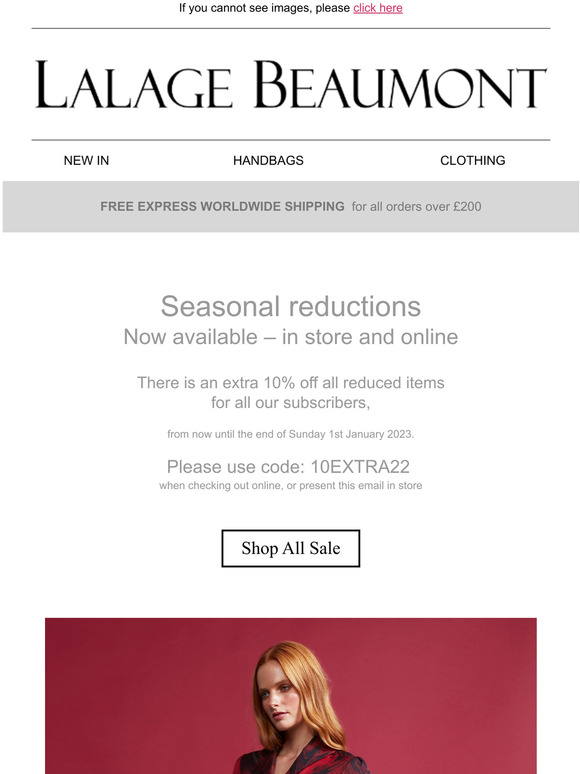 Seasonal reductions available now