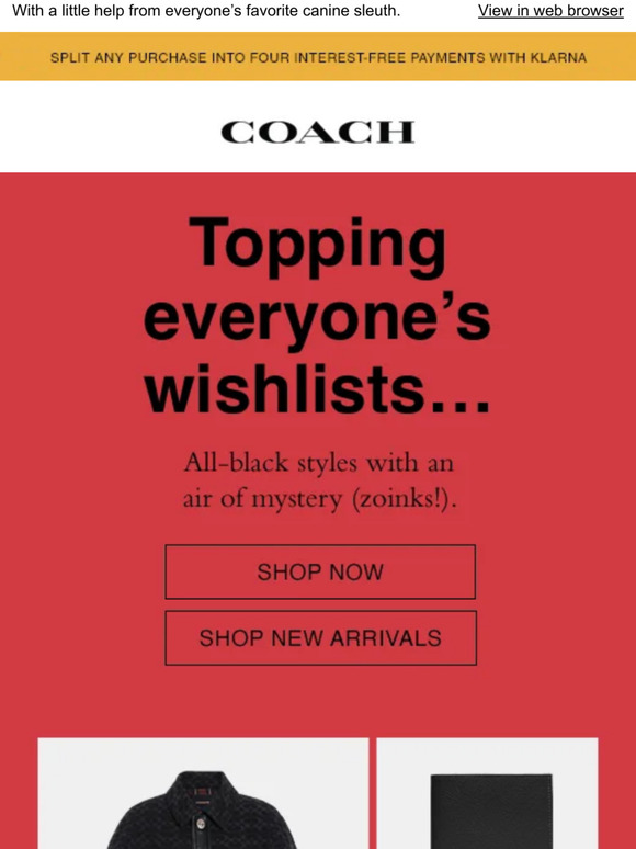 Coach Now In 5 Ways To Wear AllBlack Milled