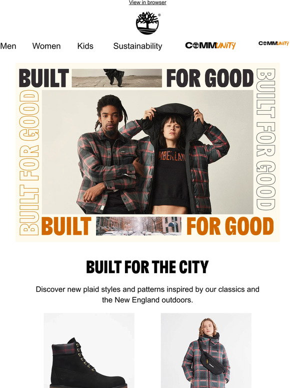 Timber Plaid Timberland: New plaid styles and patterns | Milled