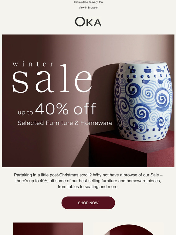 OKA Direct Ltd Have you shopped our Sale? Milled