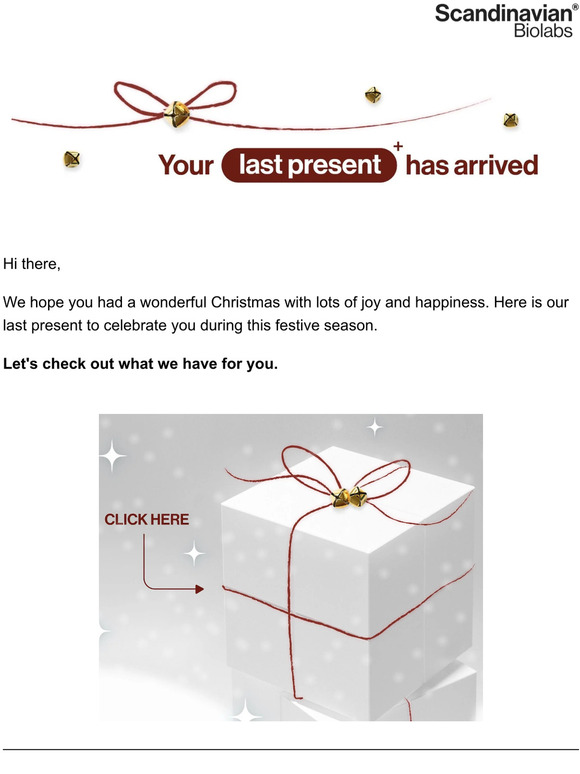 Scandinavian Biolabs: Your last present is here | Milled