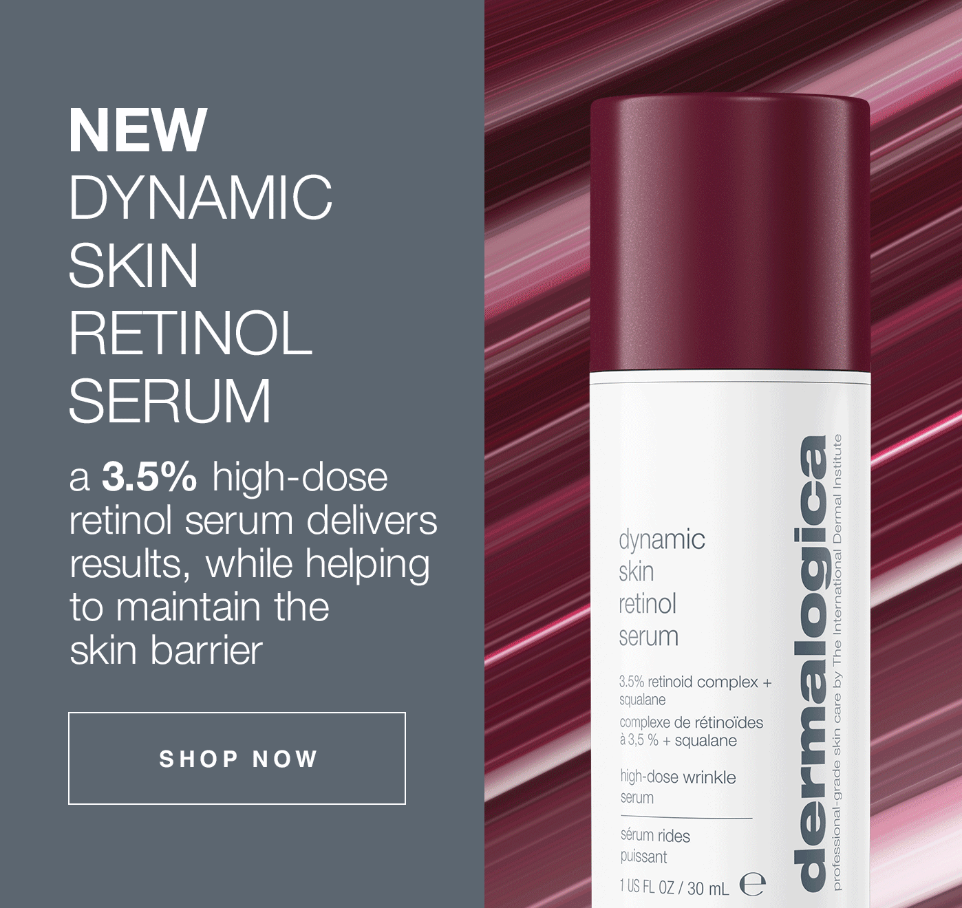 Dermalogica Try our latest skin innovation 🎉 Dynamic Skin Retinol Serum Milled